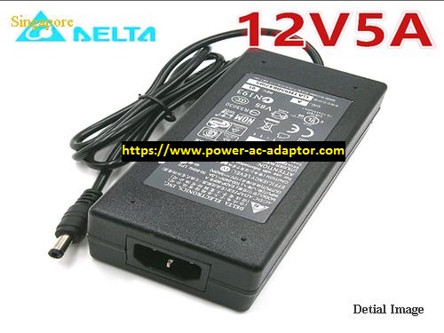 *Brand NEW* DELTA 524475-017 12V 5A 60W AC DC ADAPTE POWER SUPPLY - Click Image to Close